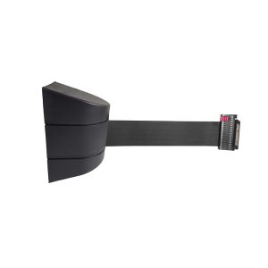 Avvolgitore con attacco a muro magnetico e nastro nero da 5 metri - immagine 2