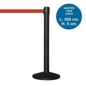 colonnina segnapercorso tendinastro BLACK