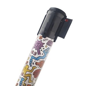 Colonnina segnapercorso in PVC trasparente e nastro di 3 metri – Image 6