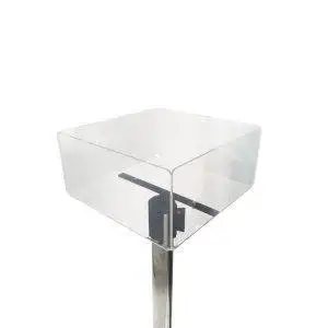 Porta oggetti con supporto in ABS per colonnina segnapercorso - immagine 1