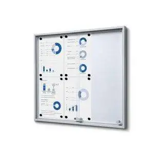 Bacheca Linea Slide con ante scorrevoli e profilo SLIM - immagine 1