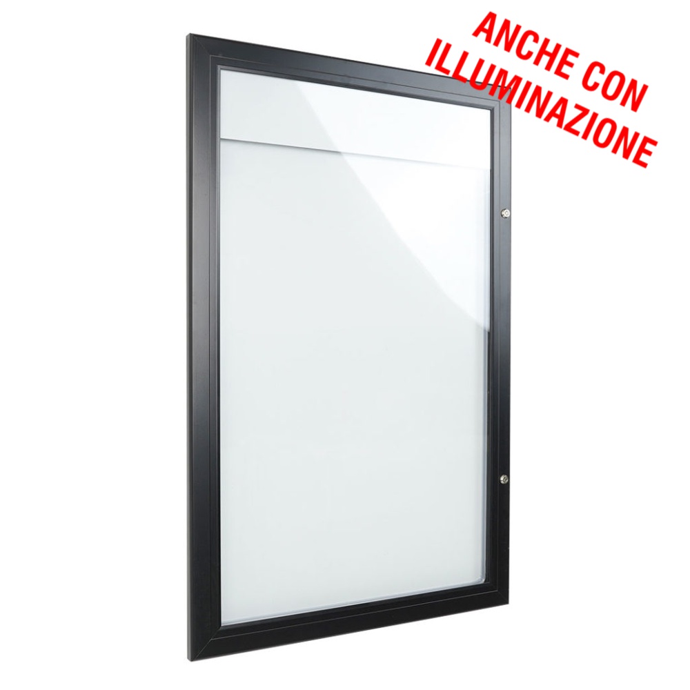 Bacheca nera porta menù da esterno formato 4xA4