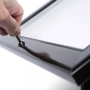 Panneau d'affichage extérieur autoportant A4 – Image 7