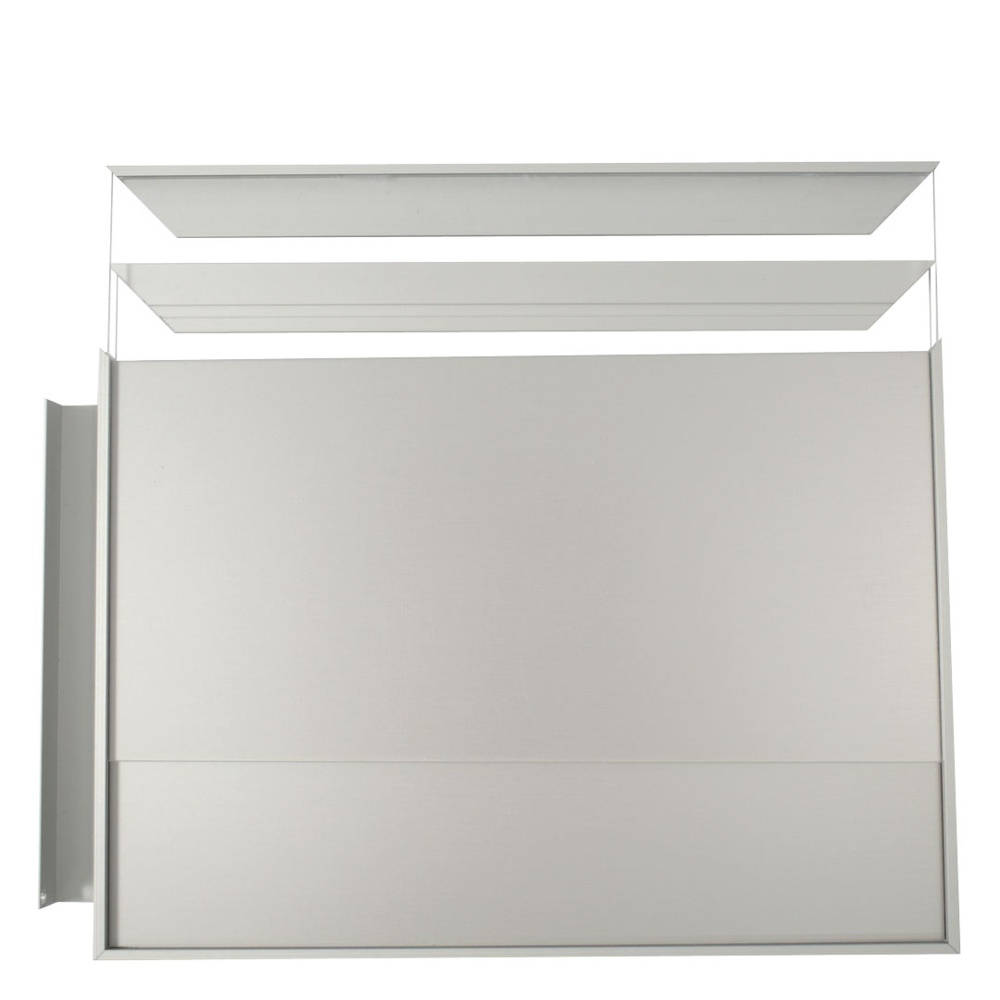 Targa a bandiera segnaletica interna design ultra piatta inserimento