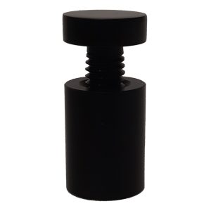 Blister di 4 distanziali MAXI in alluminio nero opaco 19x25 - immagine 2