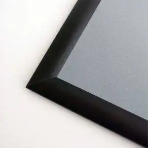Cornice a scatto nera da parete angolo vivo - immagine 3