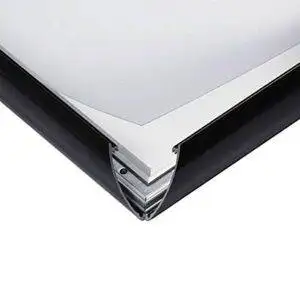 Cornice a scatto nera da parete angolo vivo - immagine 4