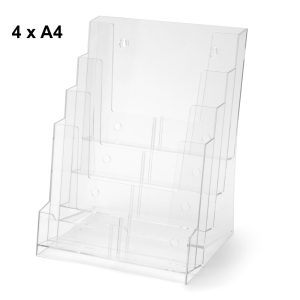 Portadepliant da banco e da parete 4 tasche A4 Linea Economy - immagine 1