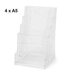 Portadepliant da banco e da parete 4 tasche A5 Linea Economy – Image 1