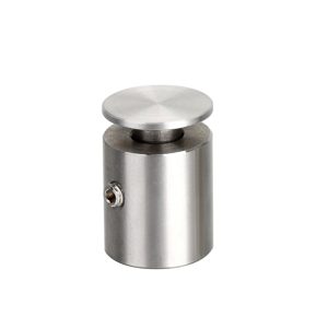 Blister di 4 distanziali in acciaio spazzolato con sistema di chiusura di sicurezza - 18x20 mm. - immagine 2