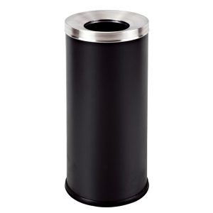 Cestino gettacarte con coperchio conico con foro- capacità 12 L - immagine 1