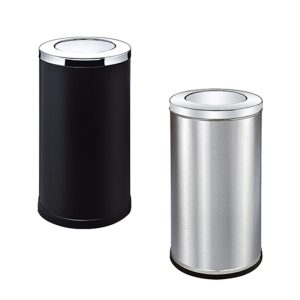 Cestino gettacarte con coperchio girevole - capacità 52 L - immagine 1