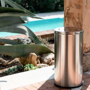 Cestino gettacarte con coperchio girevole - capacità 52 L - immagine 2