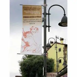 Porta banner a bandiera da esterno da parete o per pali - immagine 1