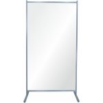 Parete divisoria singola disponibile con piedini fissi e rotelle