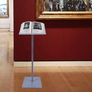 Leggio in alluminio con ripiano reggilibro A3 - immagine 2