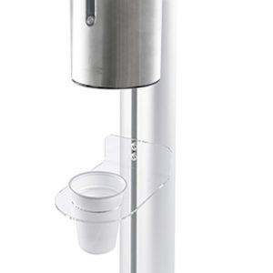 Espositore autoportante porta dispenser automatico per disinfettante/sapone mani - immagine 3