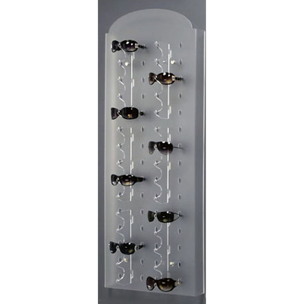 Présentoir mural satiné pour 30 paires de lunettes