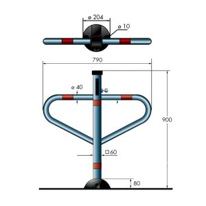 Manual car parking reservation L-50 H - Image 4