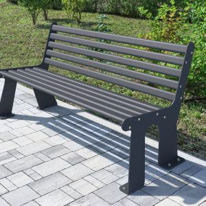 Panchina da esterno con schienale - immagine 3