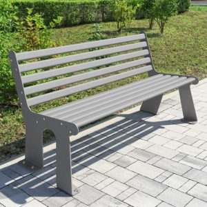 Panchina da esterno con schienale - immagine 2