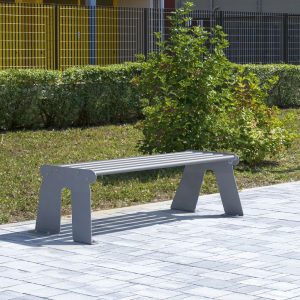 Panchina da esterno senza schienale - immagine 2