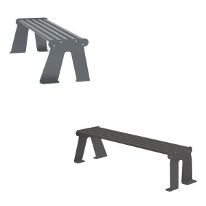 Panchina da esterno senza schienale - immagine 1