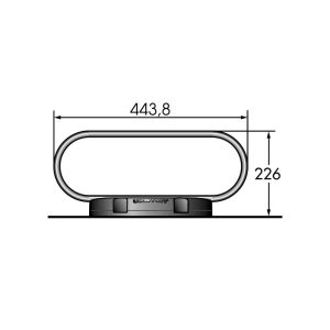 Rastrelliera portabiciclette inclinata - immagine 4