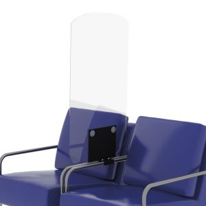 Seat divider with polycarbonate panel - Image 5