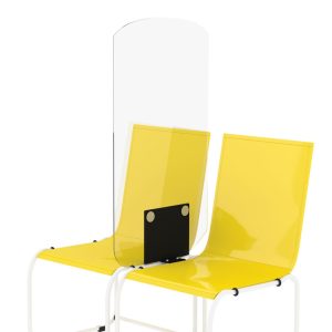 Seat divider with polycarbonate panel - Image 2
