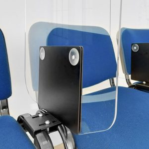 Seat divider with polycarbonate panel - Image 4