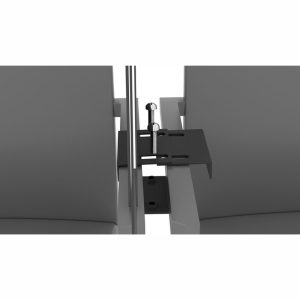 Seat divider with polycarbonate panel - Image 8