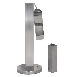 Posacenere autoportante a colonna - capacità 2 L - immagine 4