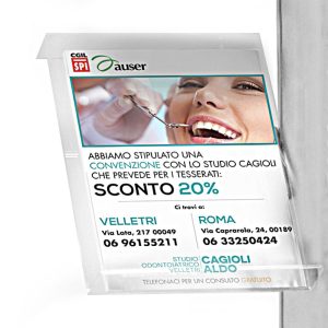 Ripiano portadepliant A4 verticale inclinabile per espositori WHL - immagine 1