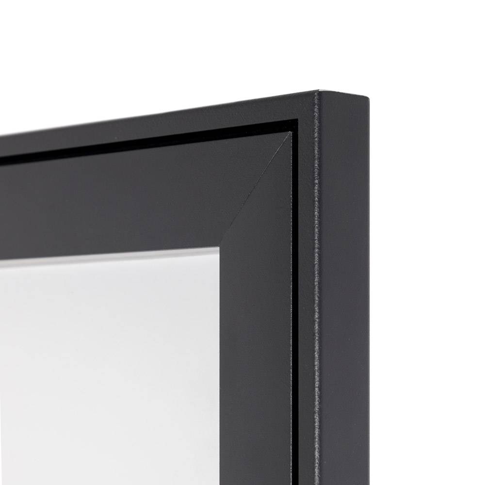 Bacheca grigio antracite da interno ed esterno con fondo magnetico in acciaio bianco dettaglio