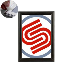 Cornice a scatto nera bifacciale da vetro Frame 25 angolo vivo - immagine 1