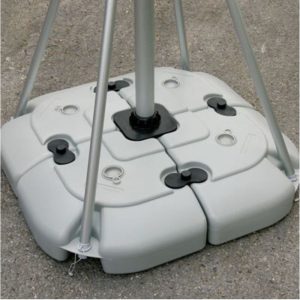 Bandiera pubblicitaria rettangolare telescopica – Image 3