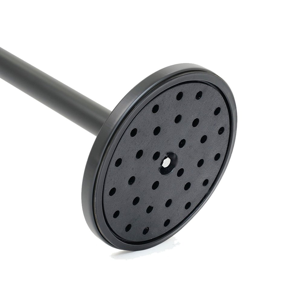 Colonnina segna percorso in ottone nero satinato per corda dettaglio base