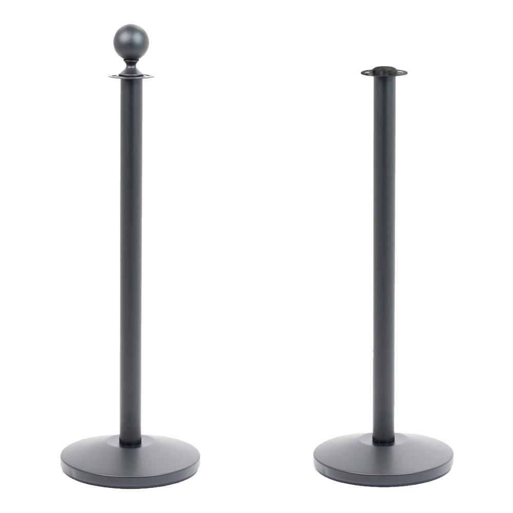 Colonnina segnapercorso theatre back in ottone per corda con e senza pomello