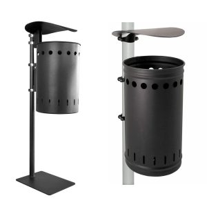 Cestino gettacarte da esterno - capacità 52 L - immagine 1