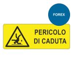 Cartello segnaletica forex pericolo caduta 333x125