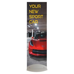 Totem pubblicitario Slim 50x160 pannello in sandwich e base in metallo - A partire da € 93,50