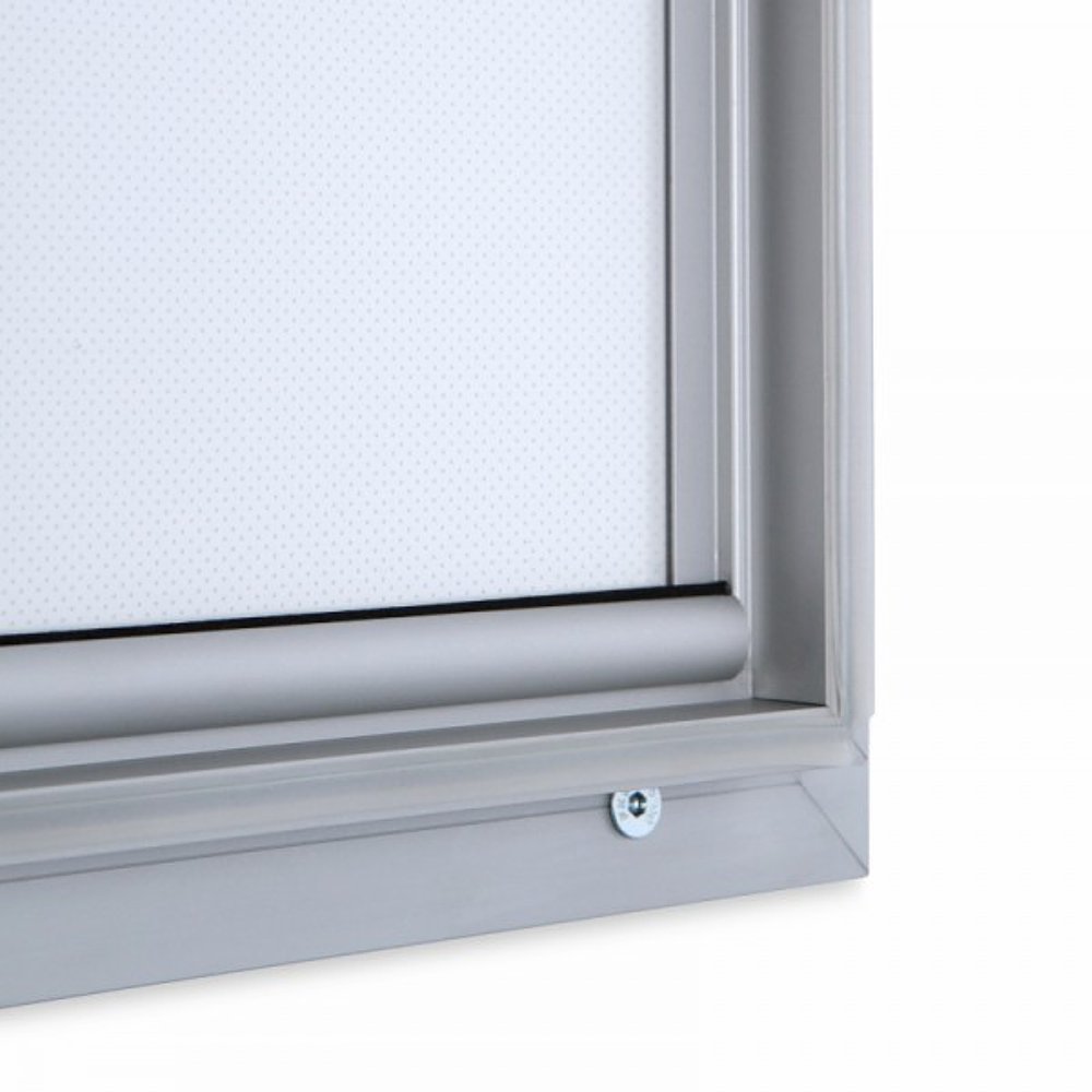 Bacheca certificata con illuminazione led per esterni porta poster 70x100 e 100x140 dettaglio 4