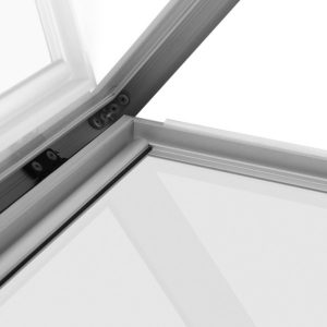 Bacheca certificata per esterni porta poster 70x100 e 100x140 dettaglio 2 1