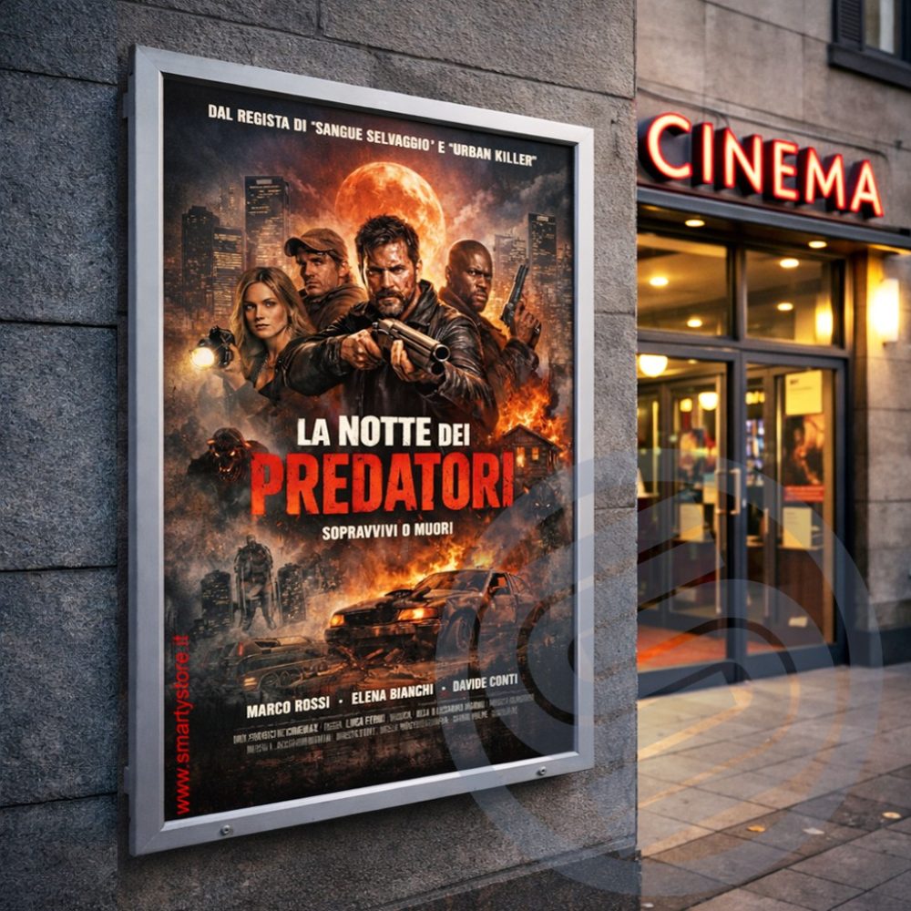 Bacheche con certificazioni da esterno porta-poster 70x100 e 100x140