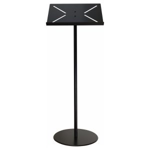 Leggio in metallo nero e ripiano reggi libro A3 orizzontale