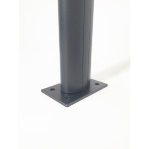 Coppia montanti piantana per segnaletica da esterno dettaglio