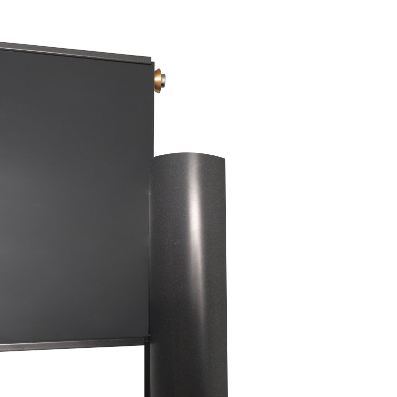 Coppia montanti piantana per segnaletica da esterno dettaglio inserimento listello 2