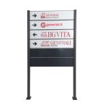 Piantana segnaletica esterni