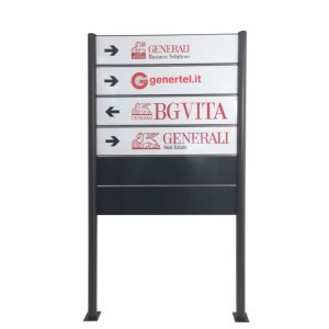 Piantana segnaletica esterni